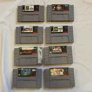 Super Nintendo Games (8-pack)